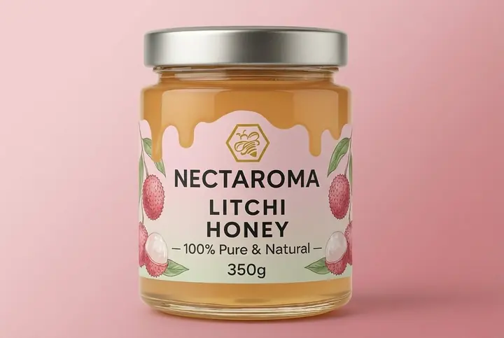 Nectaroma Litchi honey, 350g jar