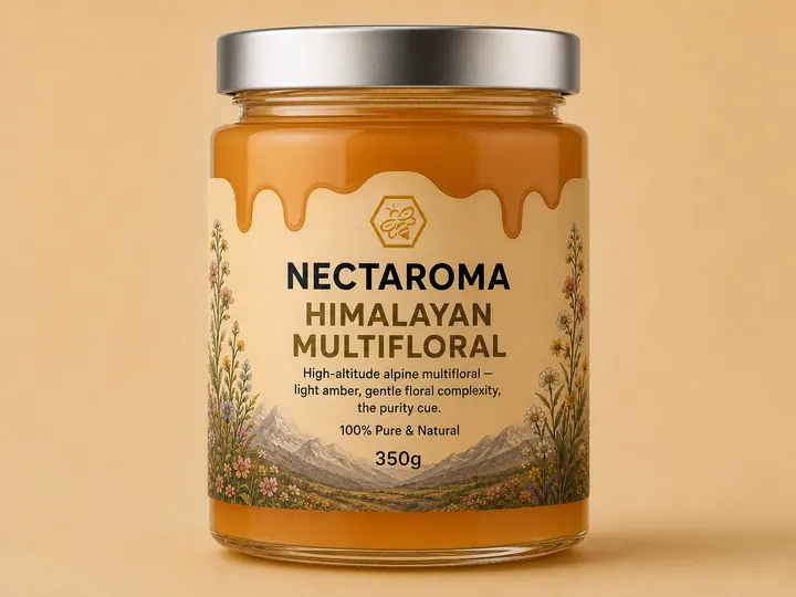 Nectaroma Himalayan Multifloral honey, 350g jar