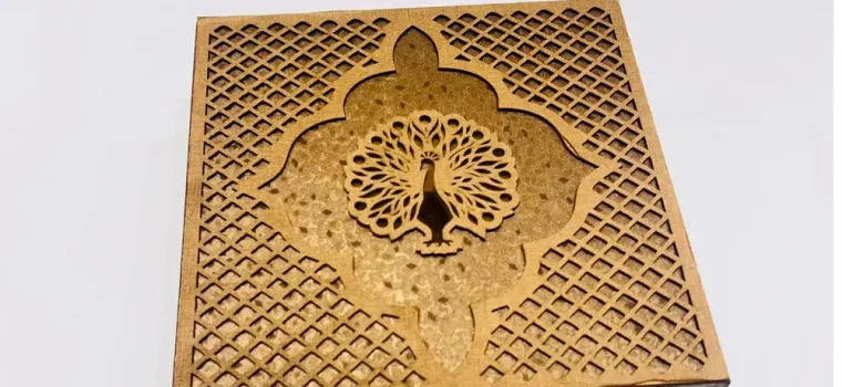 MDF box — Maya design shown