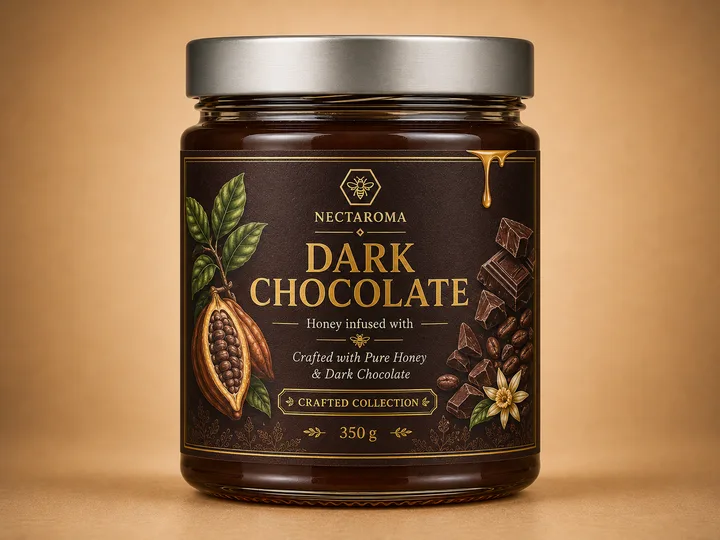 Nectaroma Dark Chocolate honey, 350g jar